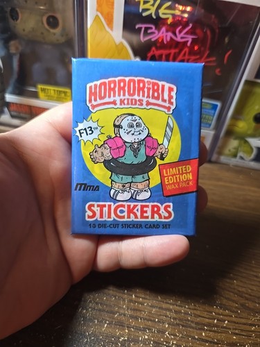 Horrorible Kids Friday The 13th Limited Edition Pack Sealed - Picture 8 of 16