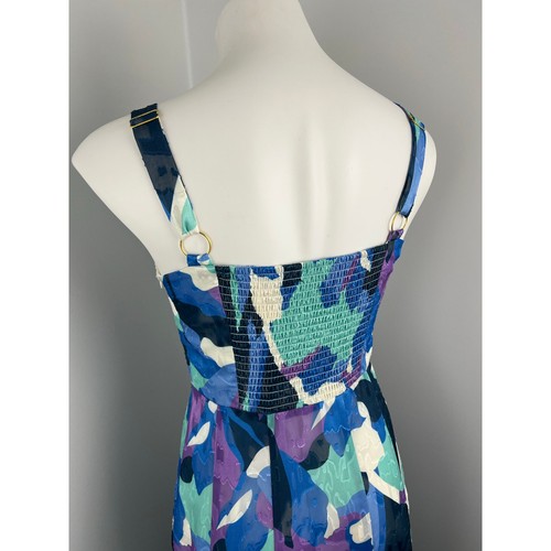 Vestido Anthropologie Hutch Estampado Torcido Frontal Volantes Dobladillo Pequeño - Imagen 3 de 7