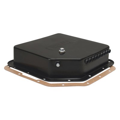 Derale 14200, One Transmission Pan 3.375 in Deep Adds 2.0 qt Capacity TH350 Flat