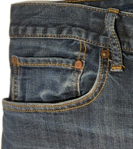 Lucky Brand Herren 181 Relaxed Straight 40x32 Dark Wash Denim Blau Jeans Stretch - Bild 10 von 19