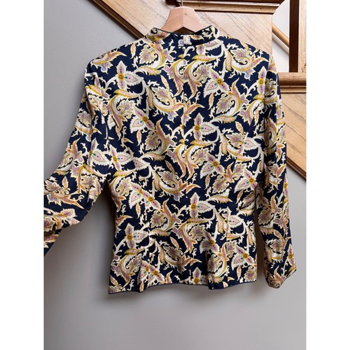 Blazer vintage Adrianna Papell para mujer seda cachemira 6 hombreras artísticas Lux nuevo con etiquetas - Imagen 5 de 11