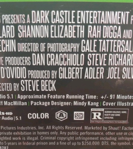 Thirteen Ghosts - Blu-ray Film Movie Collector's Edition *Region A US IMPORT* - Foto 4 di 5