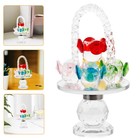  Living Room Decoration Crystal Ornament Desktop Ornaments Flower Home Tabletop