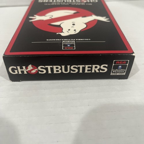 Vtg 1985 GHOSTBUSTERS RCA VHS MOVIE TAPE RED BORDER w/ Sealed Sticker No Shrink - Picture 7 of 7