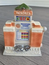 1978 Mitchers Whiskey Decanter Resorts International Hotel Casino Atlantic City