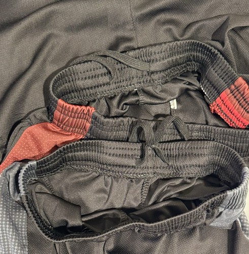 Real essentials Boy's Mesh Summer Shorts 2 Pack Medium 8/10 Black Red EUC Sports - Picture 8 of 9