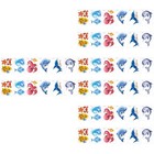  48 Blätter Badezimmer Anti-Rutsch-Badewanne Aufkleber Cartoon Meeresleben