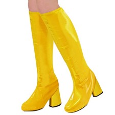 Stiefelüberzieher GoGo Schuhüberzieher Gelb Stulpenstiefel Gamaschen Stulpen