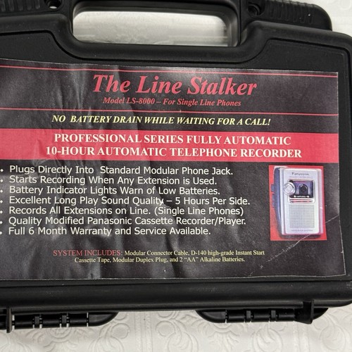 Panasonic Mini Cassette Tape Recorder RQ-L11 Part Of TelephoneLine Rec. Kit New* - Picture 5 of 13
