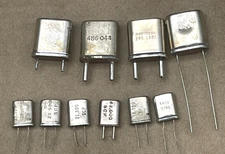 Vintage Assorted CB HAM Radio Crystals Replacement (Lot of 10)