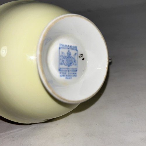 Vintage Paragon Bone China gelb beige Wahrsagen nach Vereinbarung England - Bild 5 von 10