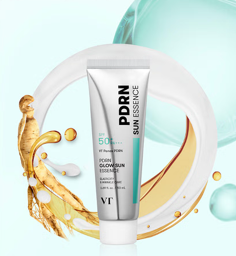 VT Panax PDRN Glow Sun Essence 50ml / SPF50+ PA+++ - Bild 1 von 6