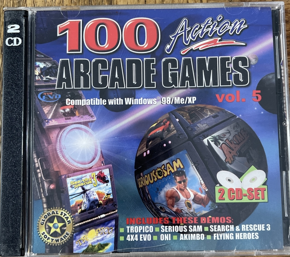 アーゲードPＲO/CD-ROM 100 Action Arcade Games PC CD Rom Game | eBay