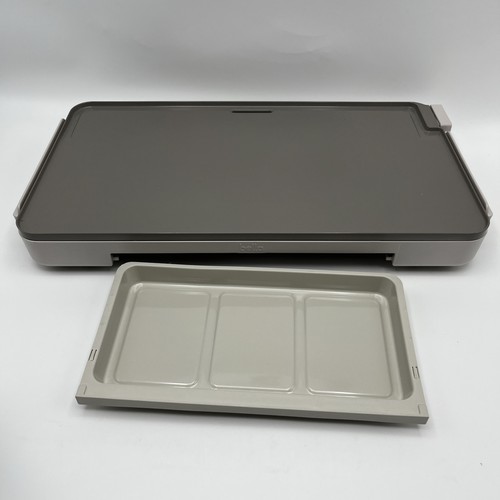 Plancha Eléctrica Bella 12" x 22" con Bandeja de Calentamiento Revestimiento Cerámico Antiadherente NOB - Imagen 2 de 16