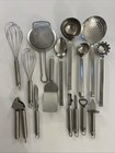 HUGE 15 Pieces Lot ROSLE Stainless Steel Kitchen Utensils 18/10 GERMANY
