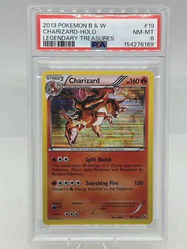 Charizard graded PSA 8 for sale on eBay