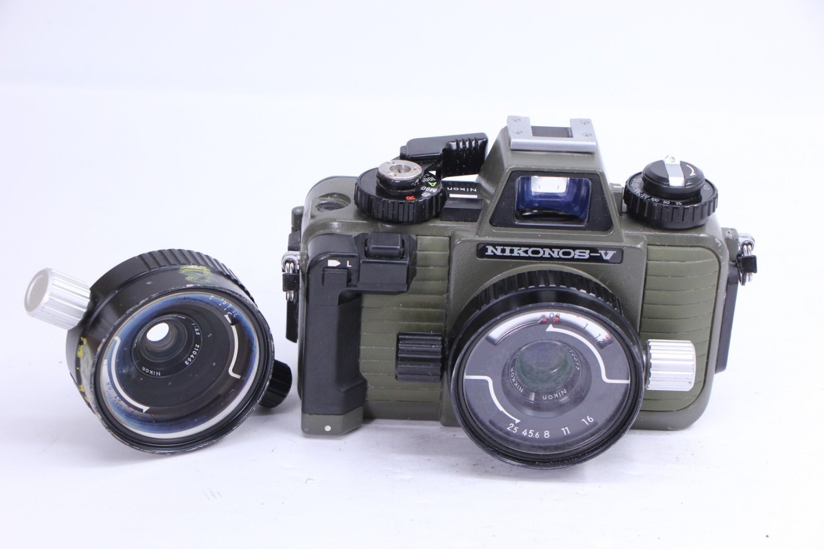 Nikon - NIKONOS-V オリーブ + W Nikkor 35mm F2.5 Nikon Nikonos V Olive Green Underwater 35mm Camera 35/2.5 UW