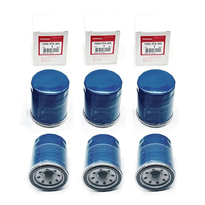 #ad #ad 6x Genuine OEM Honda Oil Filters w Gaskets MADE IN JAPAN 15400 RTA 003 JDM NEW $47.98