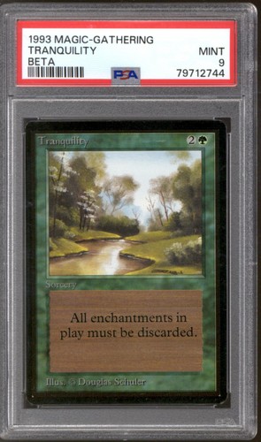 Magic MTG Beta Tranquility PSA 9 NEAR MINT NM - Foto 1 di 1