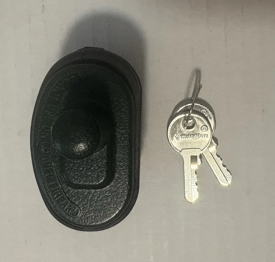 Fechadura de cabo de arma rifles pistolas segurança espingarda universal arma de fogo chaves - Imagem 4 de 4