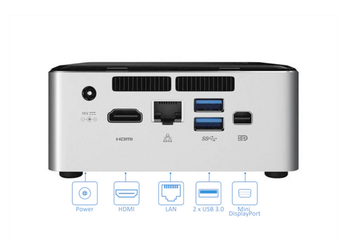 Intel NUC NUC6i5SYH i5-6260U 1,80 GHz 16 GB 256 GB Win10 Mini PC - 第 5/5 張圖片