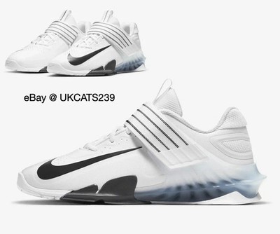 Nike Savaleos Weightlifting Shoes White Black Grey CV5708-100 Men's Size 15 NEW