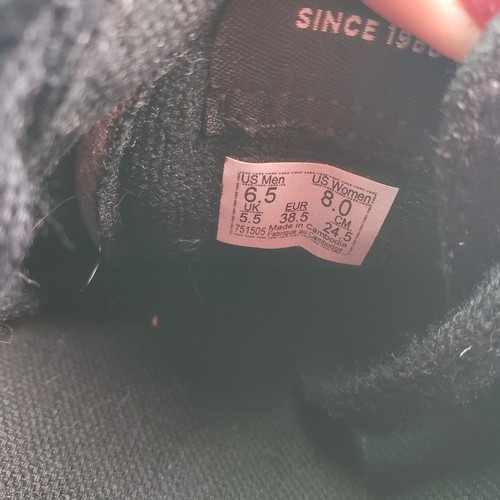 Vans Sk8 Low Womens Size 8 Mens Sz 6.5 Black Suede Skate Sneaker Shoes - Picture 12 of 12