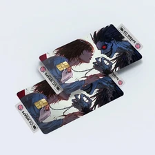 2 Pack Death Note Anime Credit Debit Card Sticker Vinyl Decal Skin L Light Cool