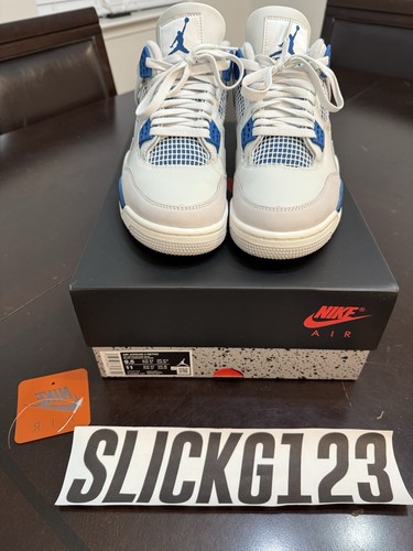 Nike Air Jordan 4 OG Military Blue Größe 9,5 einmal getragen Top Zustand - Bild 2 von 8