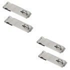 4 Stück 3 Zoll Vorhängeschloss Haspe-Türverschluss