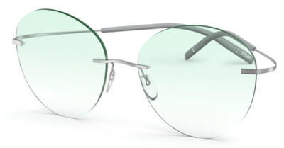 Silhouette Eyeglasses 5541 7005 TMA The Icon 56-17-145 SILVER  5541/EF-7005