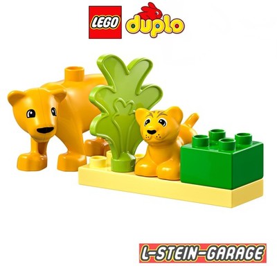 LEGO  Duplo Löwe mit Babylöwe Wildtier Familien Steine Zubehör Zoo aus 10442