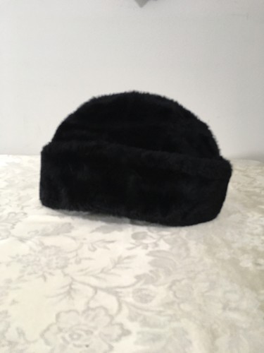 Sombrero de piel sintética vintage COSACK para hombre orejeras talla grande negro  - Imagen 3 de 8