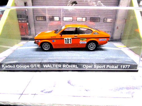 OPEL C Kadett Coupe GTE Rallye #101 Röhrl Opel Sport Pokal 1977 UMBAU IXO 1:43