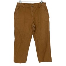 Carhartt Loose Original Fit Carpenter Pants Brown Khaki Chino Men  s Size 42x30