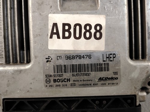 Chevrolet Opel vauxhall Holden Captiva CG Engine Control Unit ECU ECM 0261209318 - Picture 3 of 11