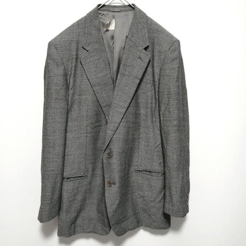 Giorgio Armani tailored jacket, wool, fully lined, loose fit, grey
