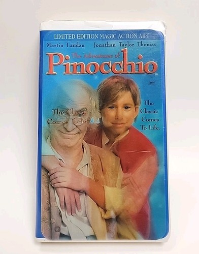 Adventures Of Pinocchio VHS Video Tape Live Action Original holographic cover - Picture 2 of 10