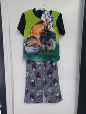NWT Star Wars Mandalorian Sleepwear 3pc Pajamas Kids Size 4
