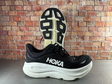 Hoka One One Mens Bondi 9 1162013 BWHT Black Running Shoes Sneakers Size 9 2E ⚡️