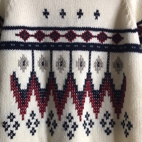 maglione pullover maglia cavo gimbels vintage 100% acrilico taglia XL accogliente morbido - Foto 5 di 12
