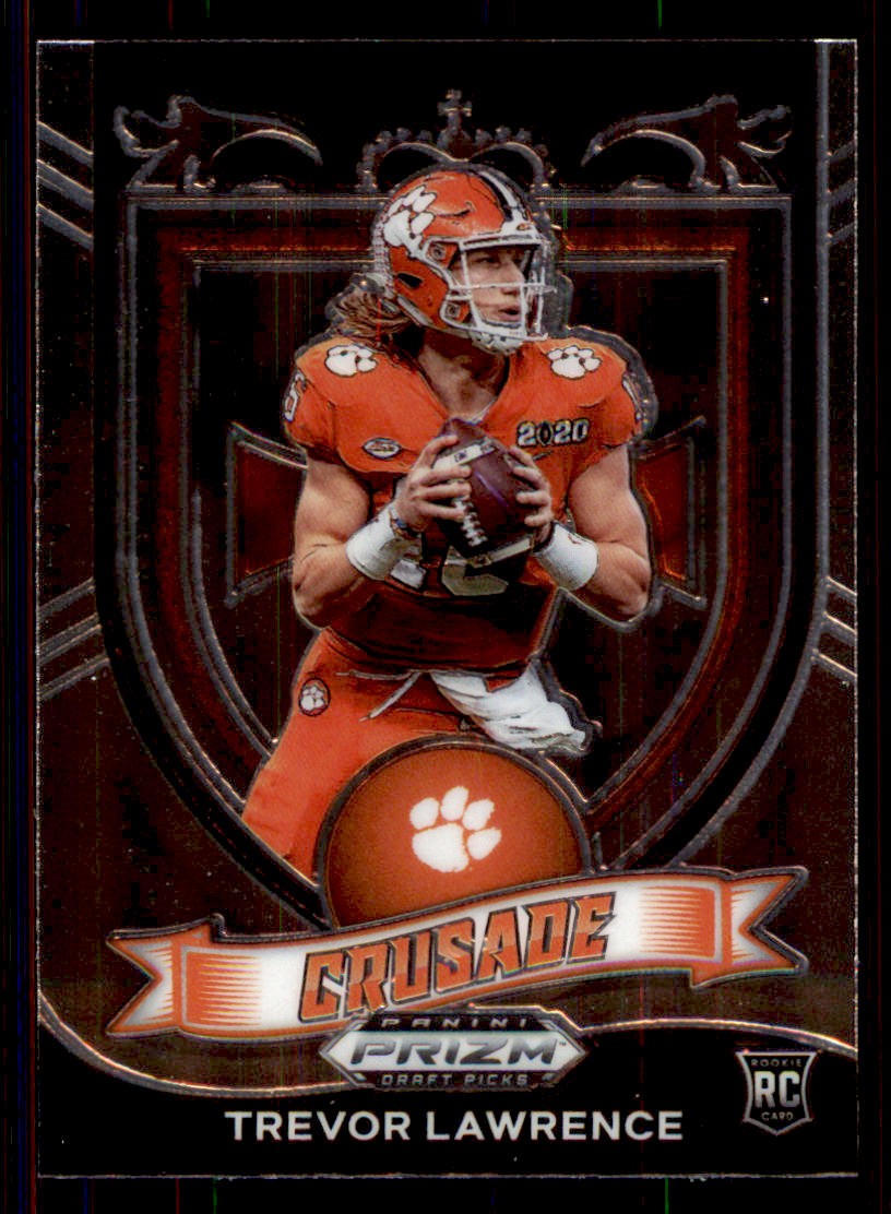 Trevor Lawrence #161 Football Cards 2021 Panini Prizm Draft Picks trading card — raw and PSA graded price guide