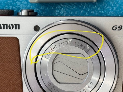 Canon PowerShot G9X Mark II Compact Digital Camera Silver Brown Used From Japan - Picture 2 of 10