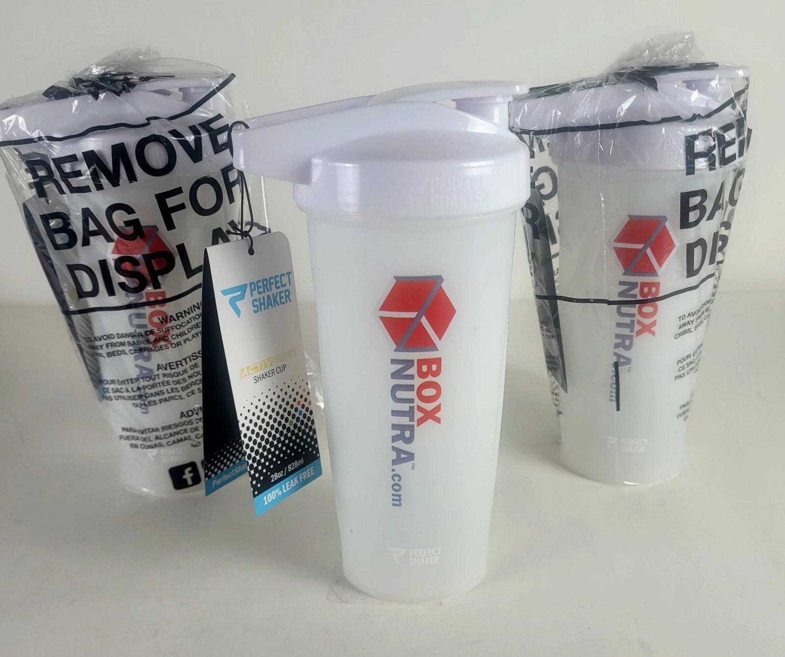 Perfect Shaker BoxNutra Protein Shaker Bottles 3-Pack
Opens in a new window or tab