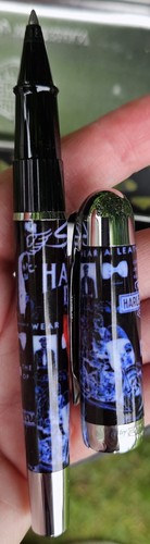 VTG 2000 Waterman Harley Davidson Motorcycle USA American Flag Fountain Pen  - Picture 2 of 5