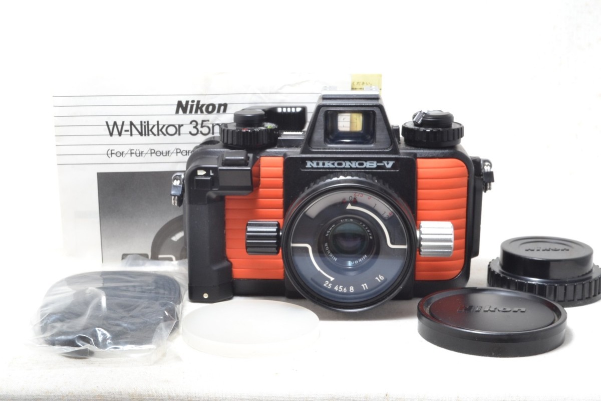 N MINT] Nikon Nikonos V Underwater Film Camera Orange w/35mm f/2.5
