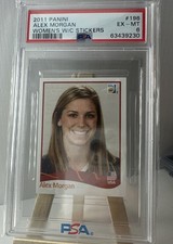 2011 Panini FIFA Women's World Cup Stickers Alex Morgan  #196 USA PSA 6