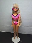 1989 Beach Blast Barbie Doll #3237  With Stand, No Box
