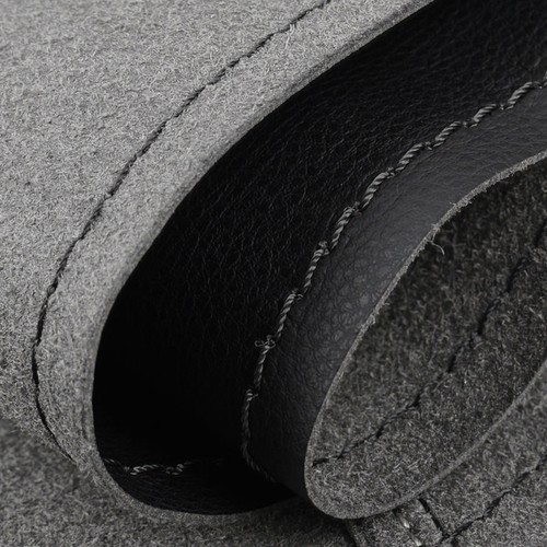 Cubierta de cuero para coser volante todo negro para Nissan Quest 2011-2017 - Imagen 4 de 8