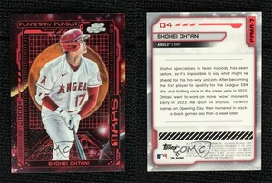 2023 Topps Cosmic Chrome Planetary Pursuit Mars Shohei Ohtani #PPMA-7